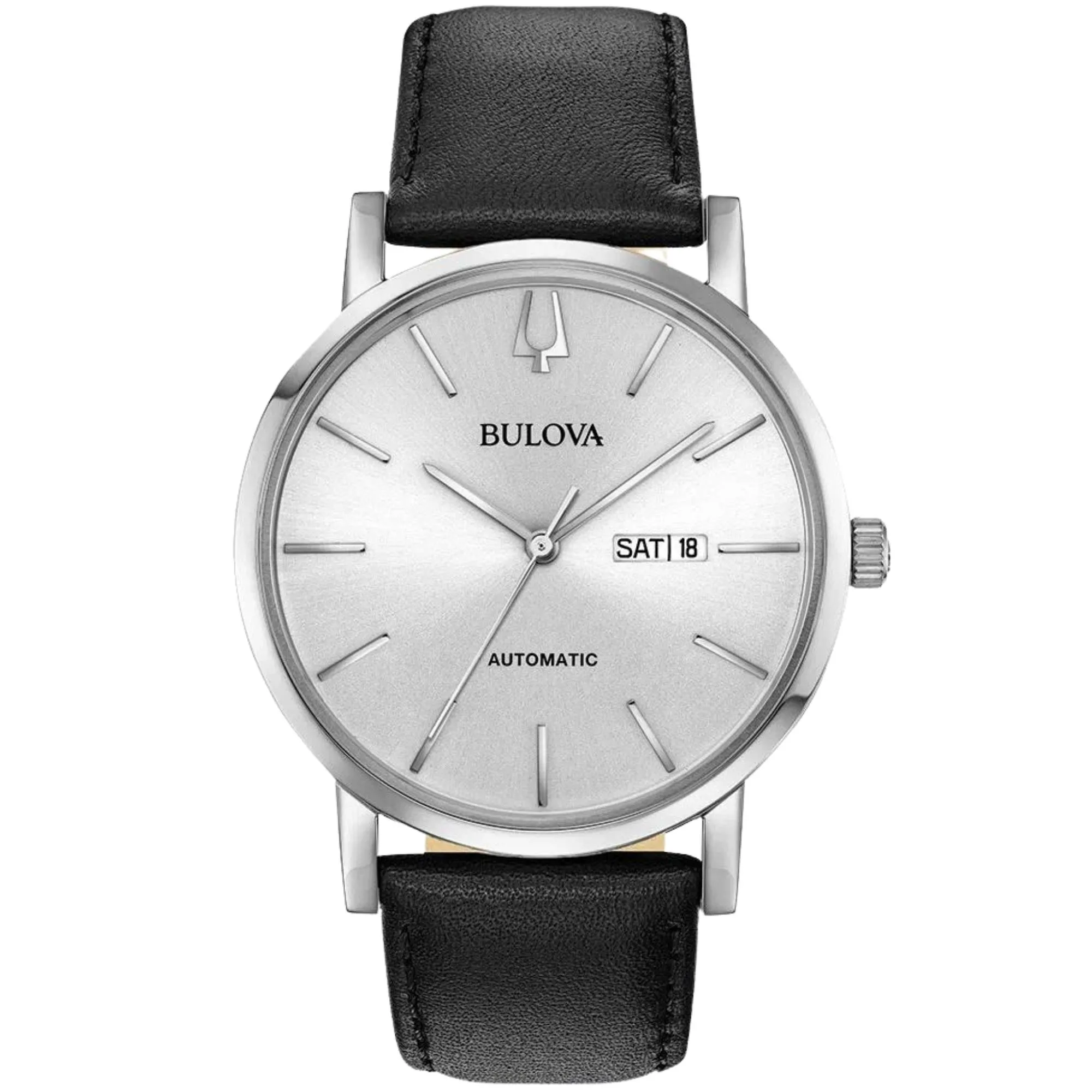 Relógio Bulova Clássico Automático Prata 96C130