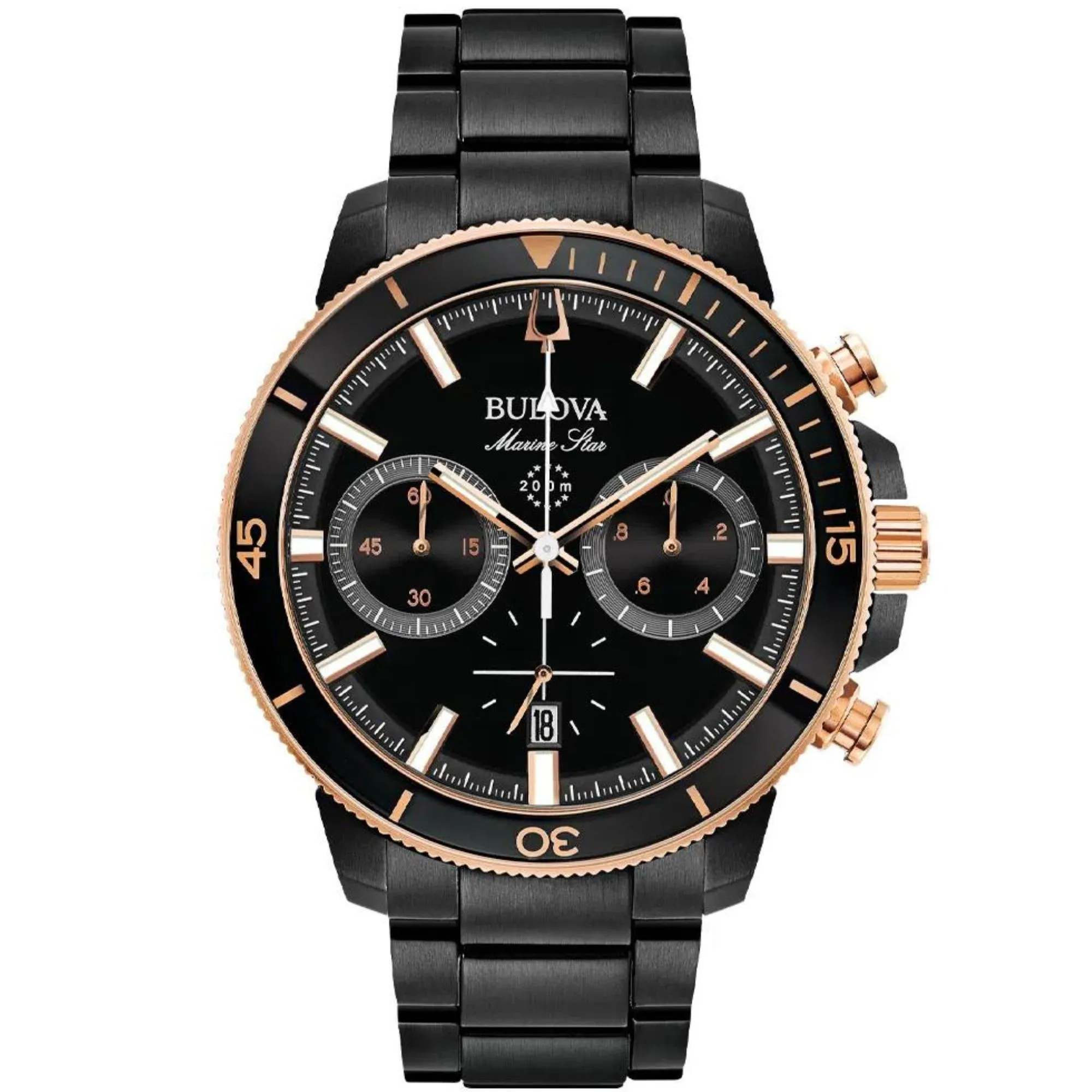 Relógio Bulova Marine Star Preto 98B302