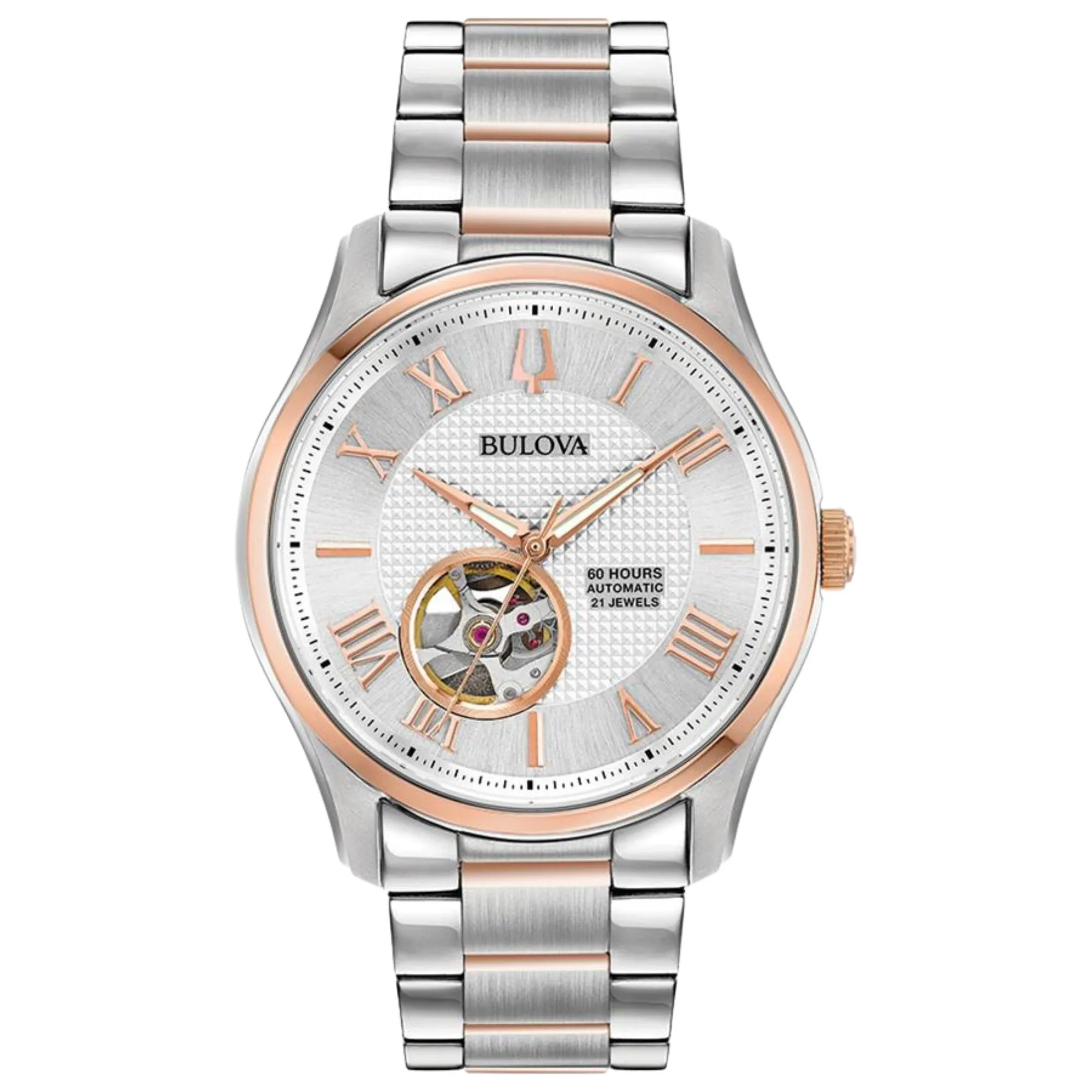 Relógio Bulova Wilton Automático Rose 98A213