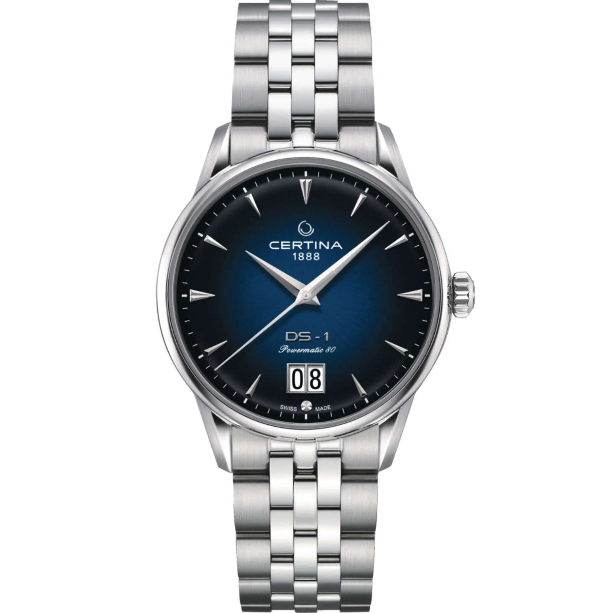 Relógio Certina DS-1 Big Date Powermatic 80 Azul C029.426.11.041.00