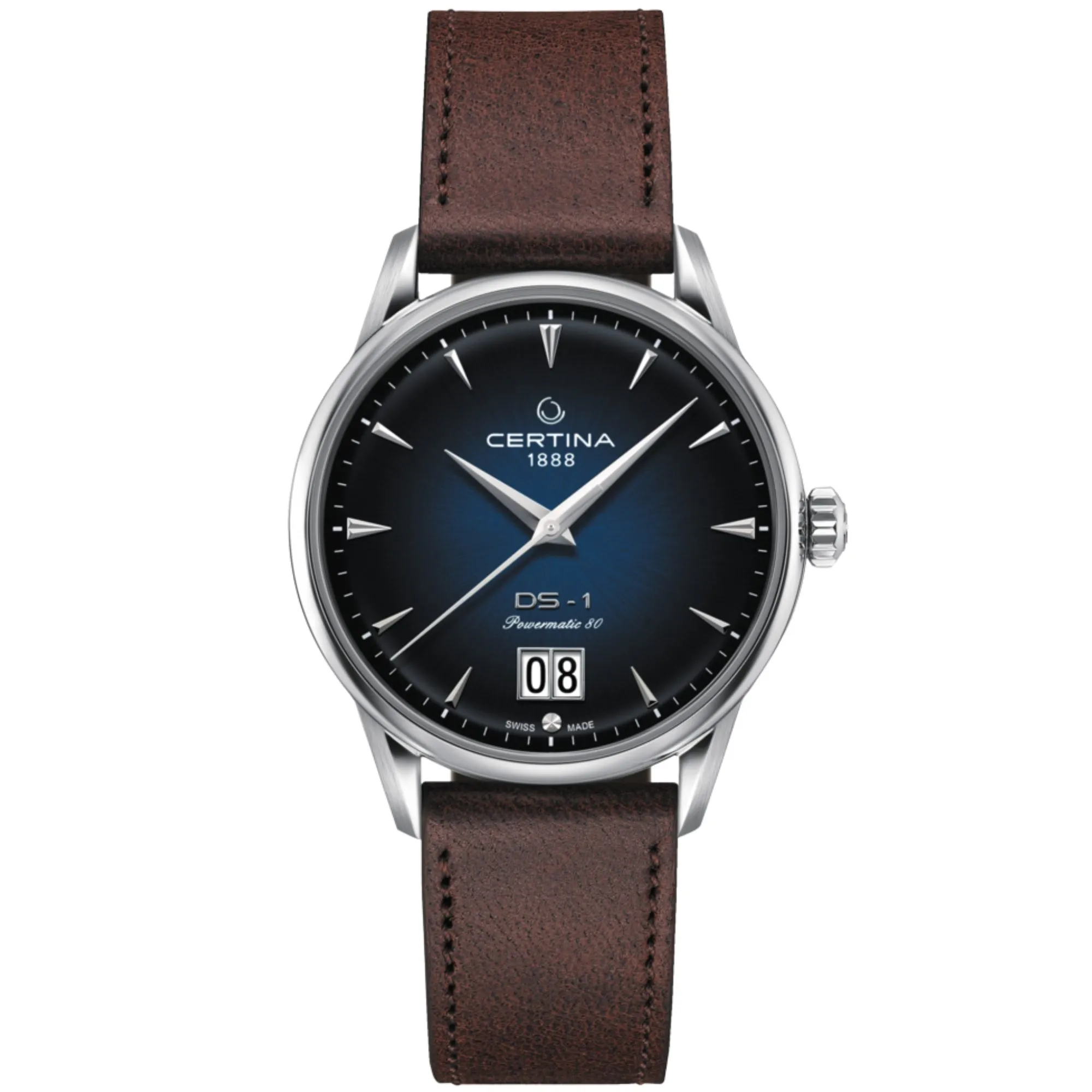 Relógio Certina DS-1 Big Date Powermatic 80 Azul C029.426.16.041.00