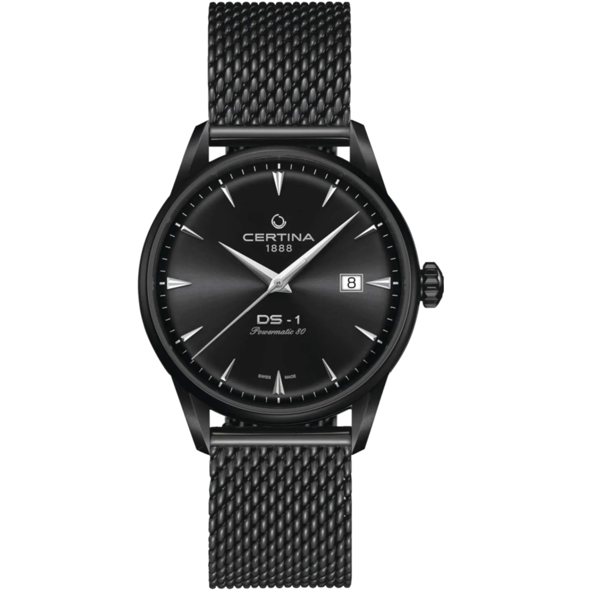 Relógio Certina DS-1 Powermatic 80 Preto C029.807.33.051.00