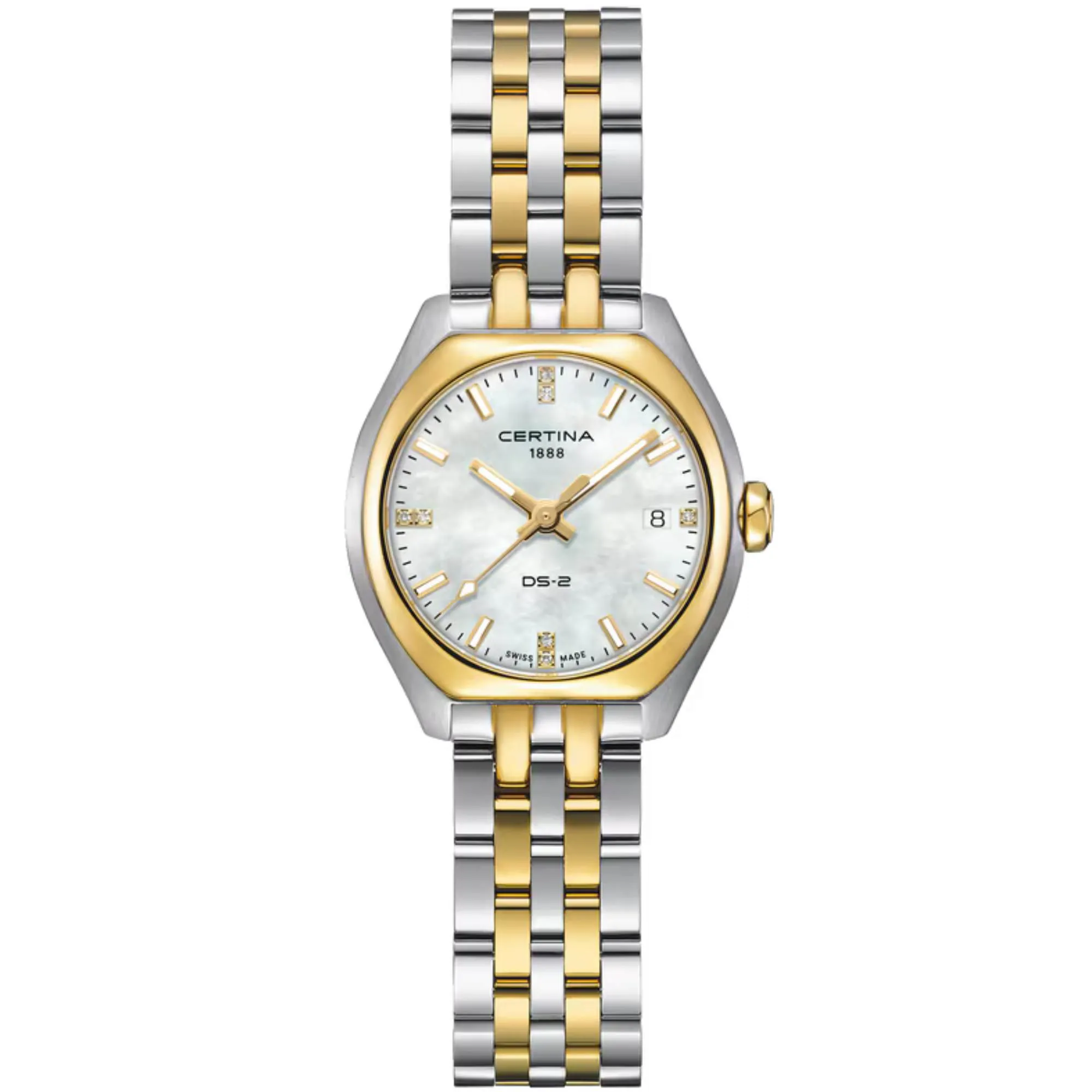 Relógio Certina DS-2 Lady Madrepérola Branco C049.210.22.116.00