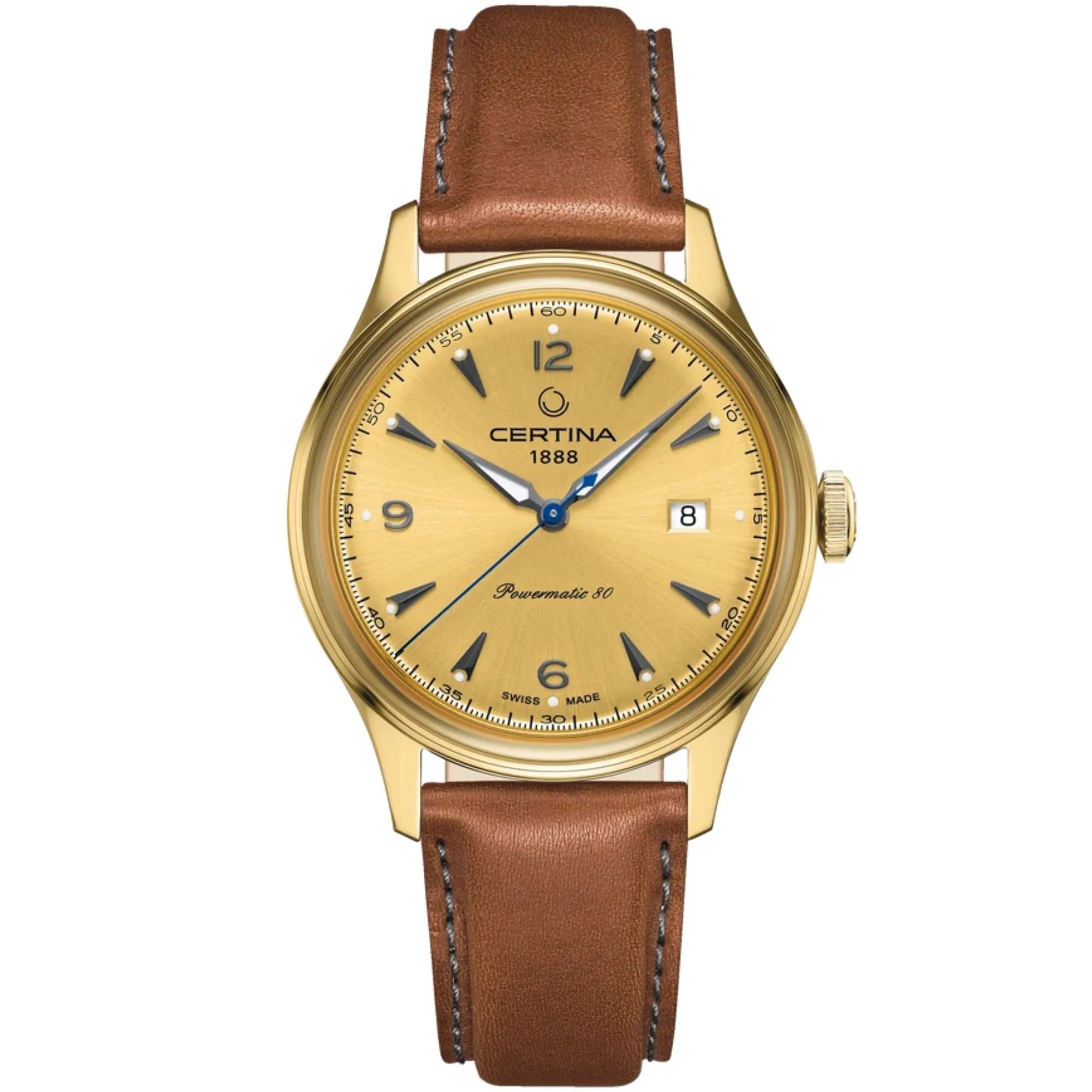 Relógio Certina Ds Powermatic 80 Dourado C038.407.36.367.00