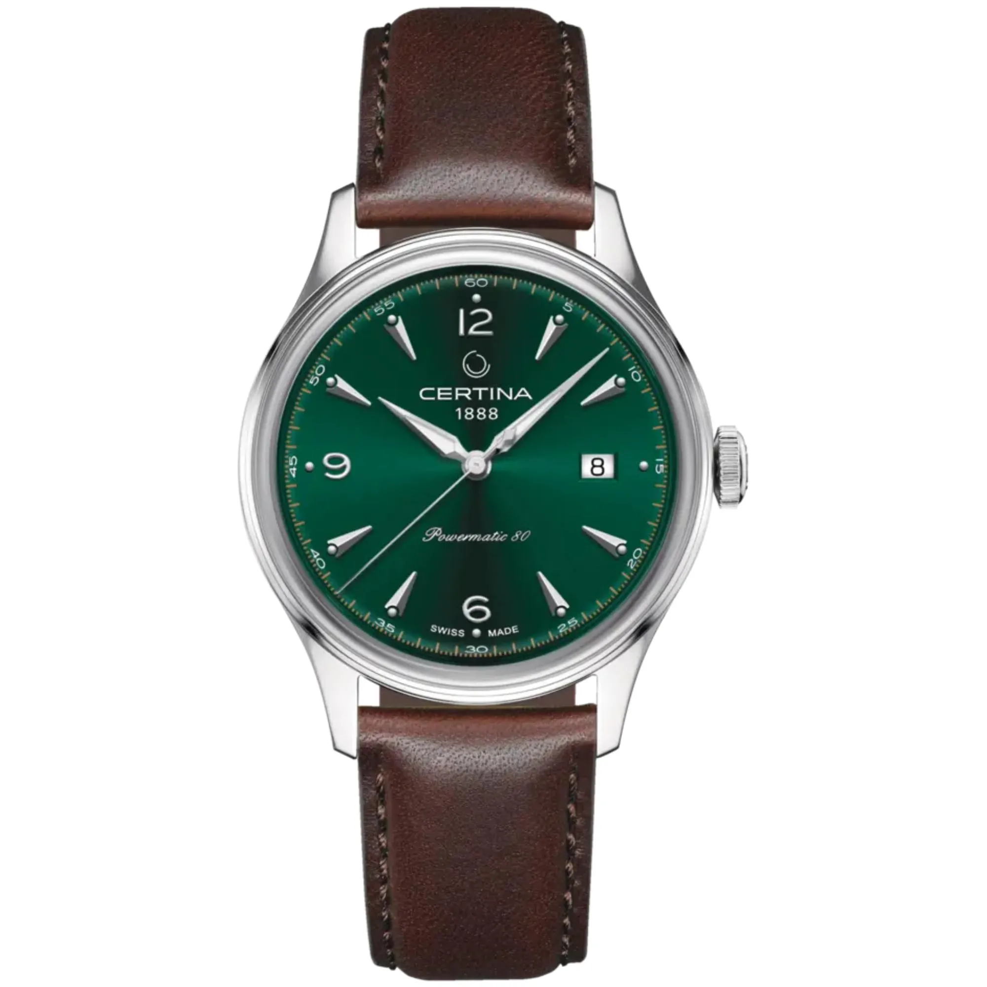 Relógio Certina Ds Powermatic 80 Verde C038.407.16.097.00