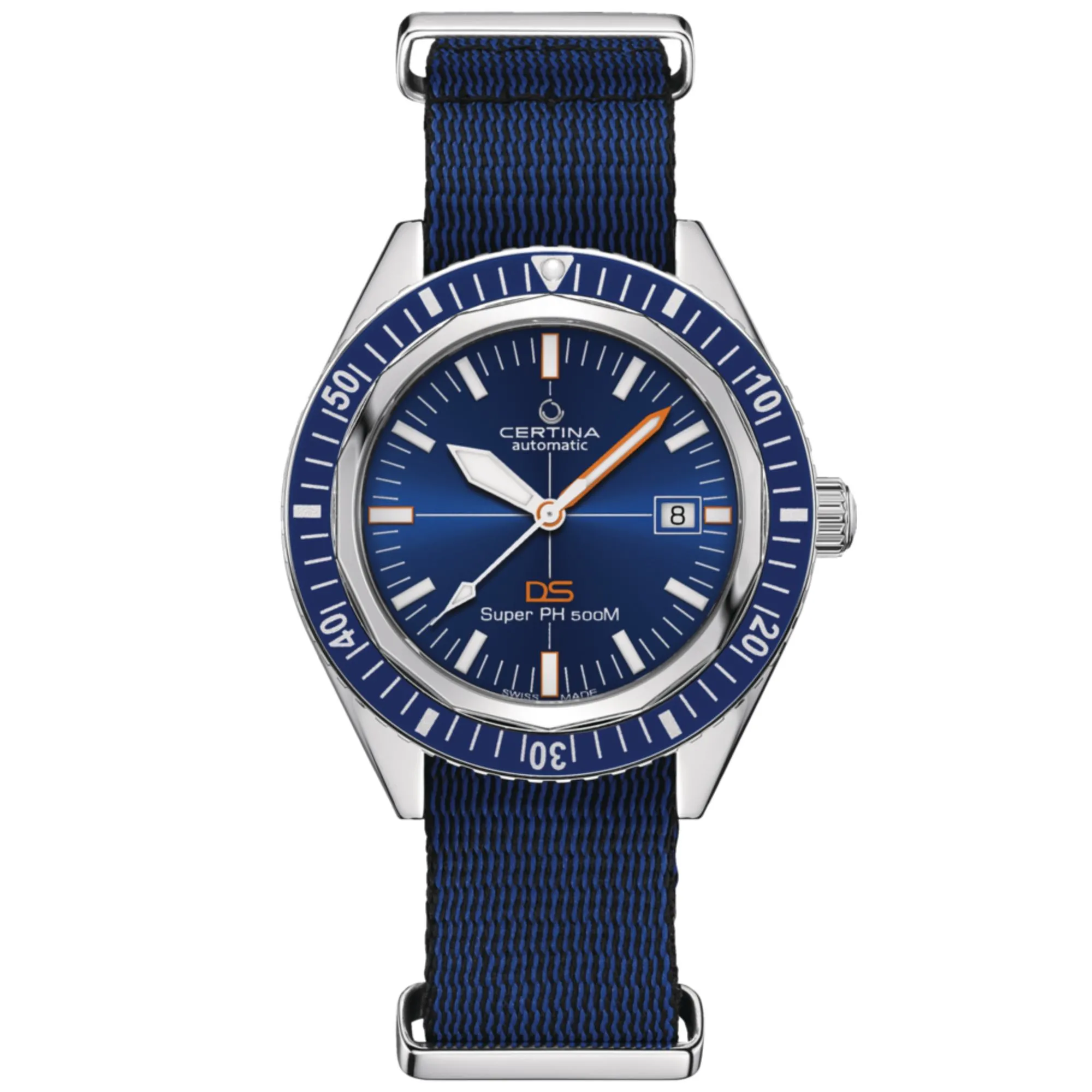 Relógio Certina DS Super PH500M Sea Turtle Conservancy Automático Azul C037.407.18.040.10