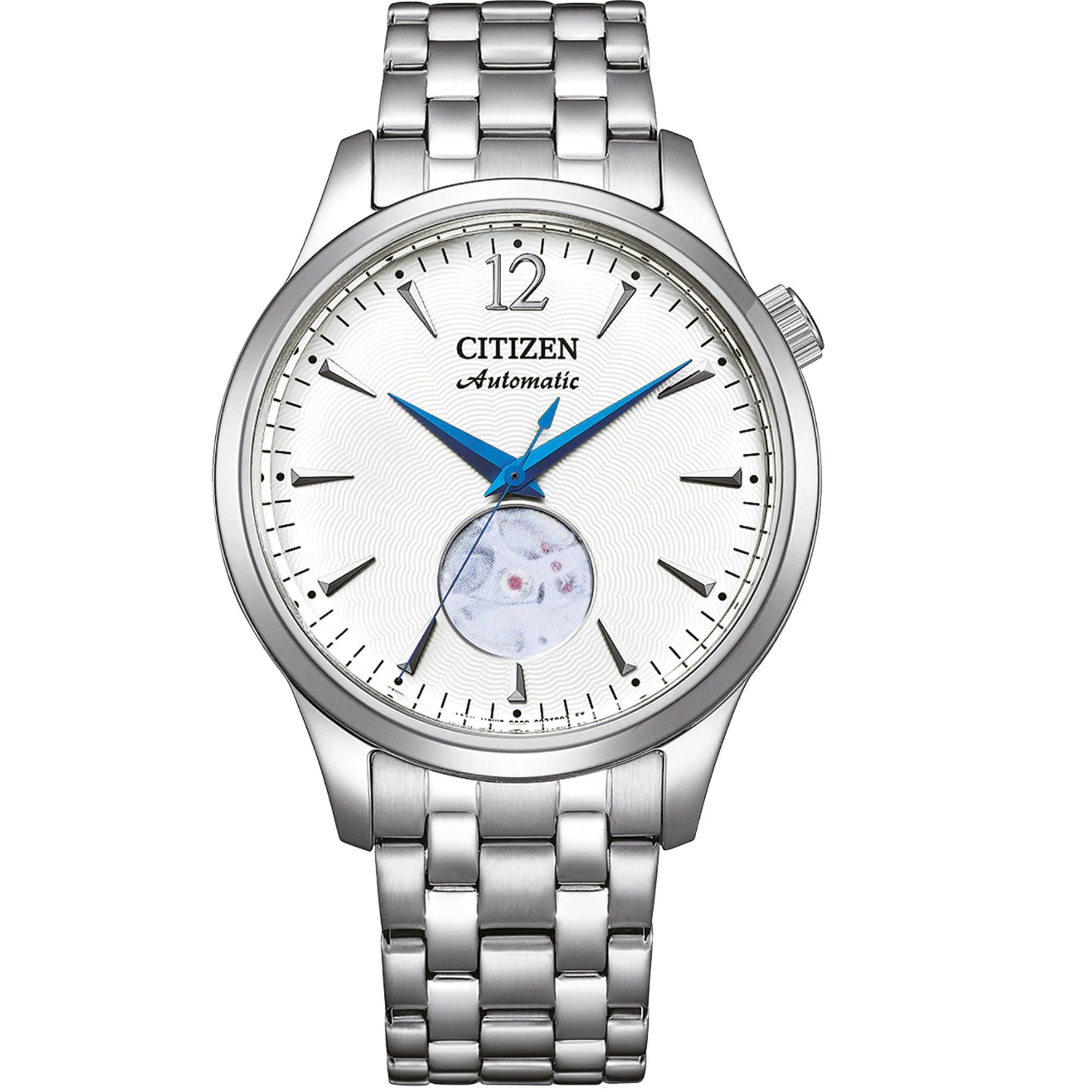Relógio Citizen Automático Open Heartbeat Branco NH9131-73A