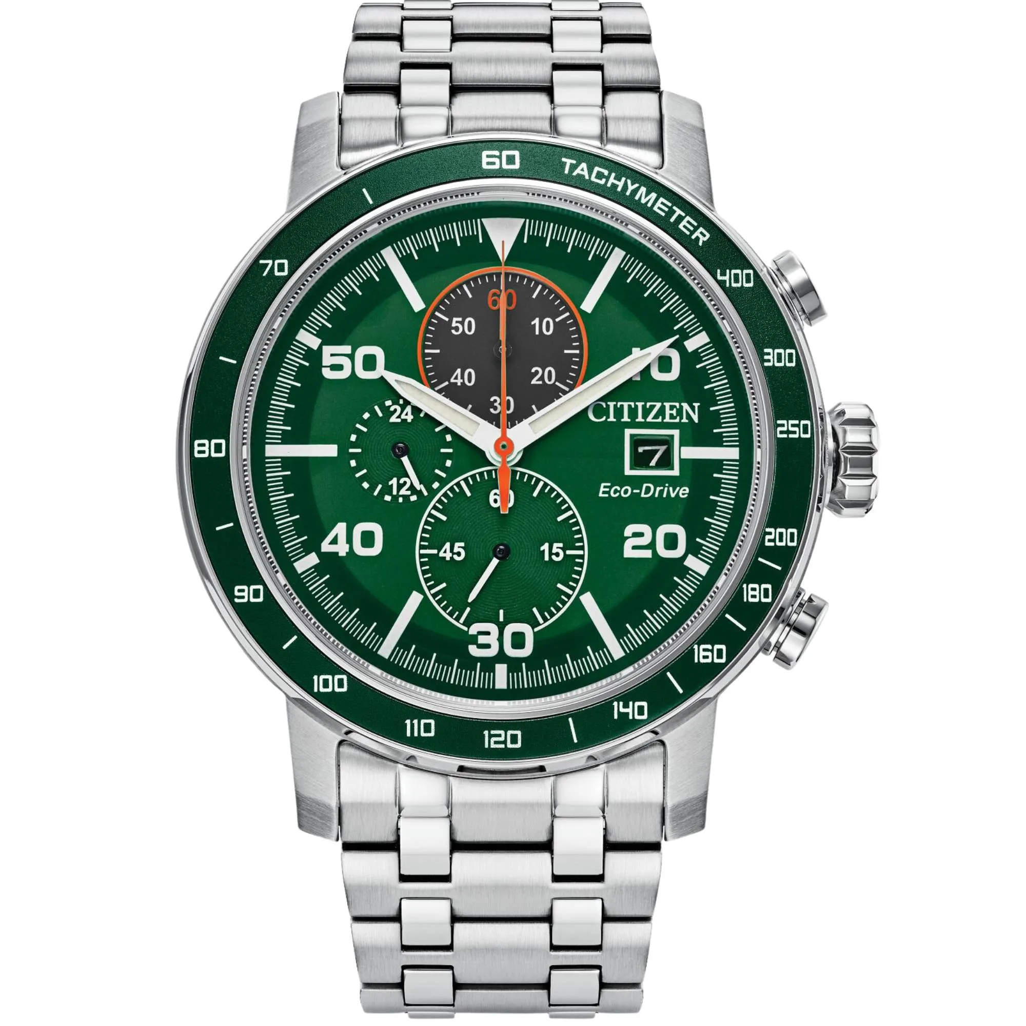 Relógio Citizen Brycen Eco-Drive Verde CA0851-56X