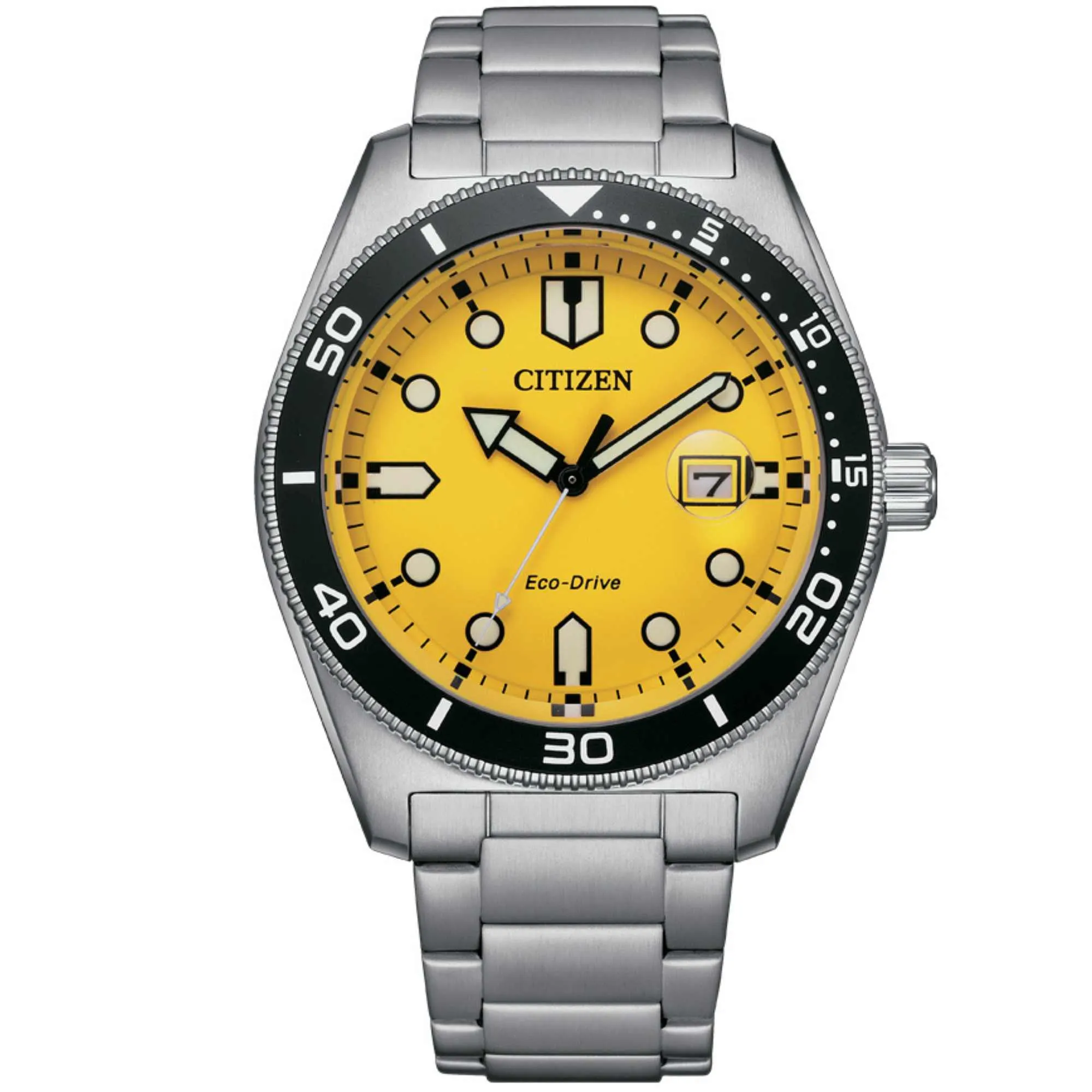 Relógio Citizen Eco-Drive Marine Amarelo AW1760-81Z