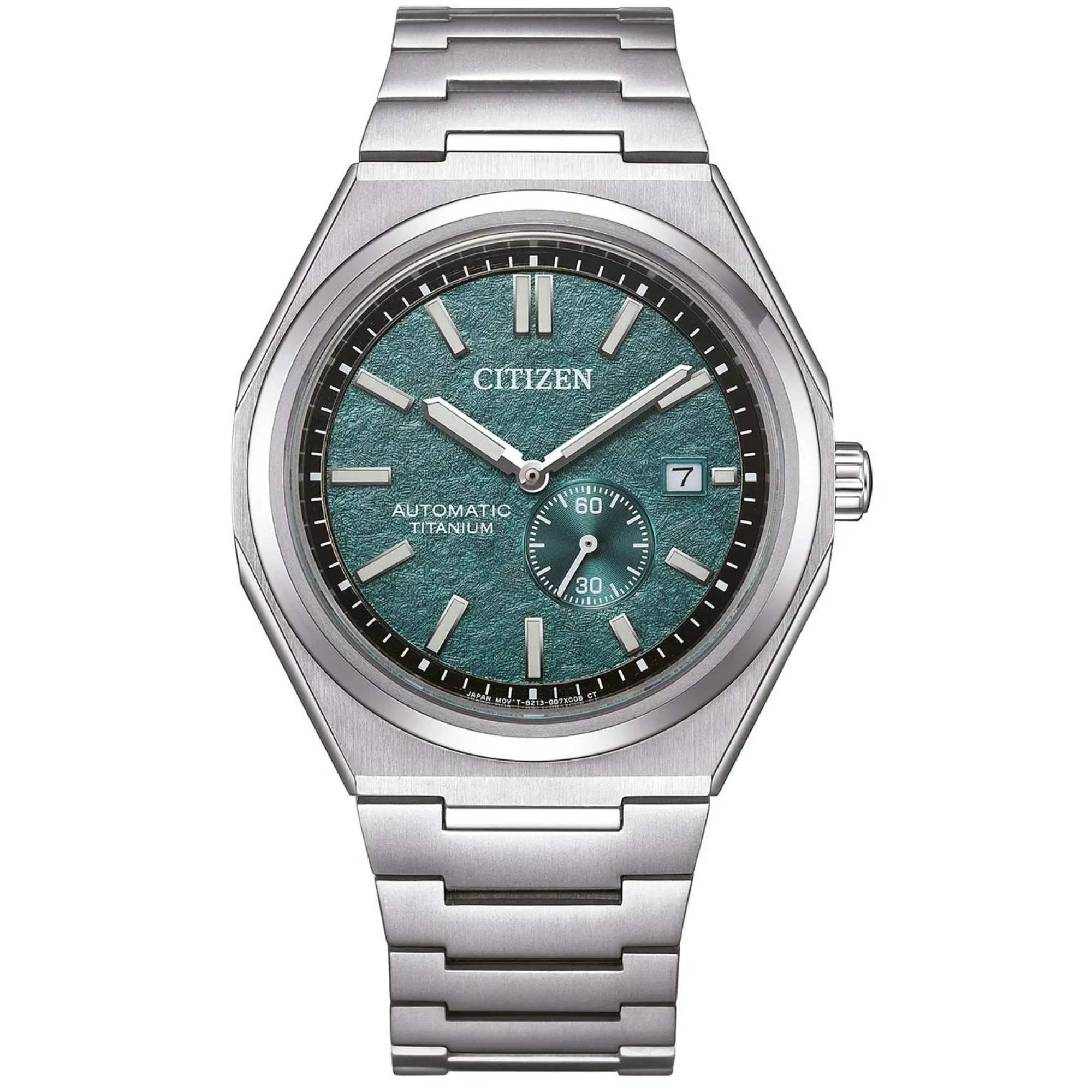 Relógio Citizen Small Seconds Automático Titânio Verde NJ0180-80X
