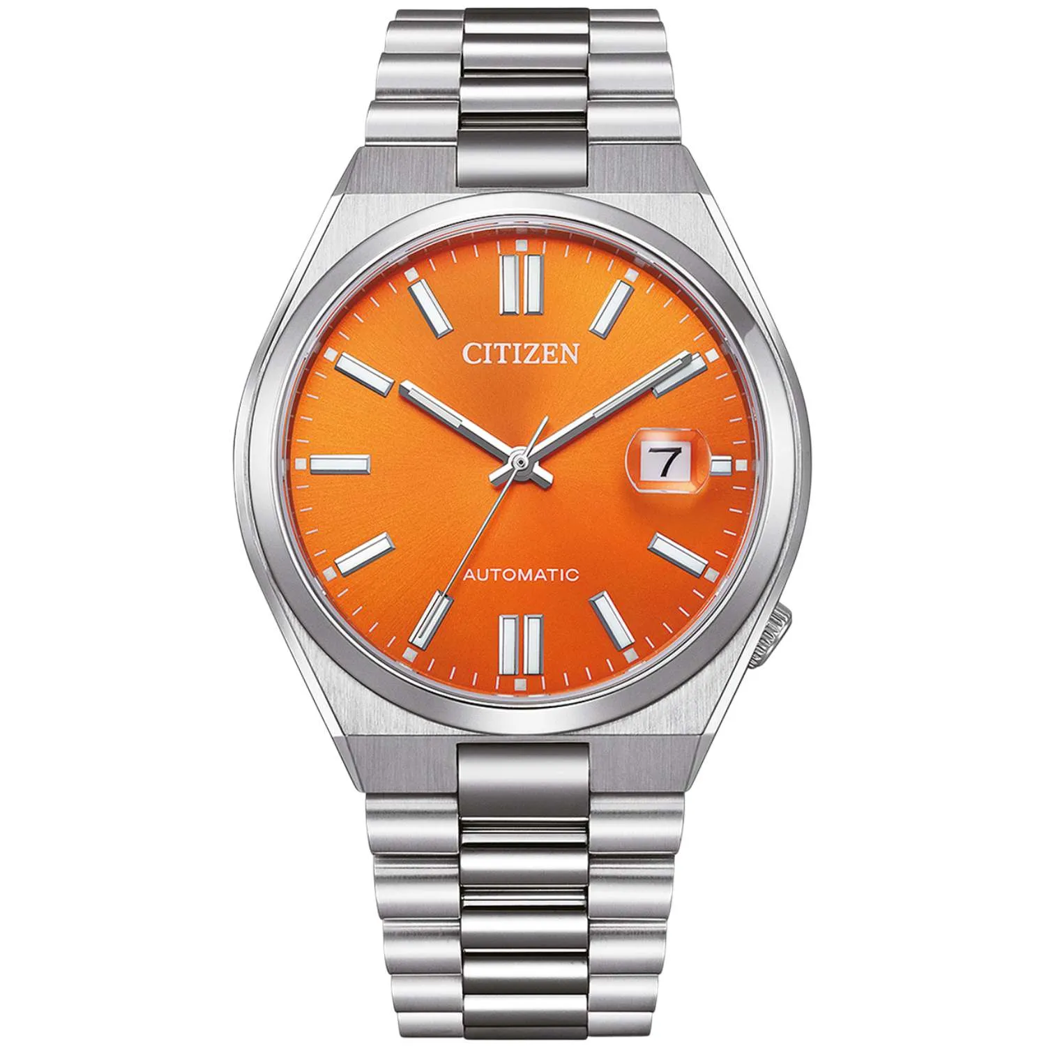 Relógio Citizen Tsuyosa Automático Laranja NJ0151-88Z