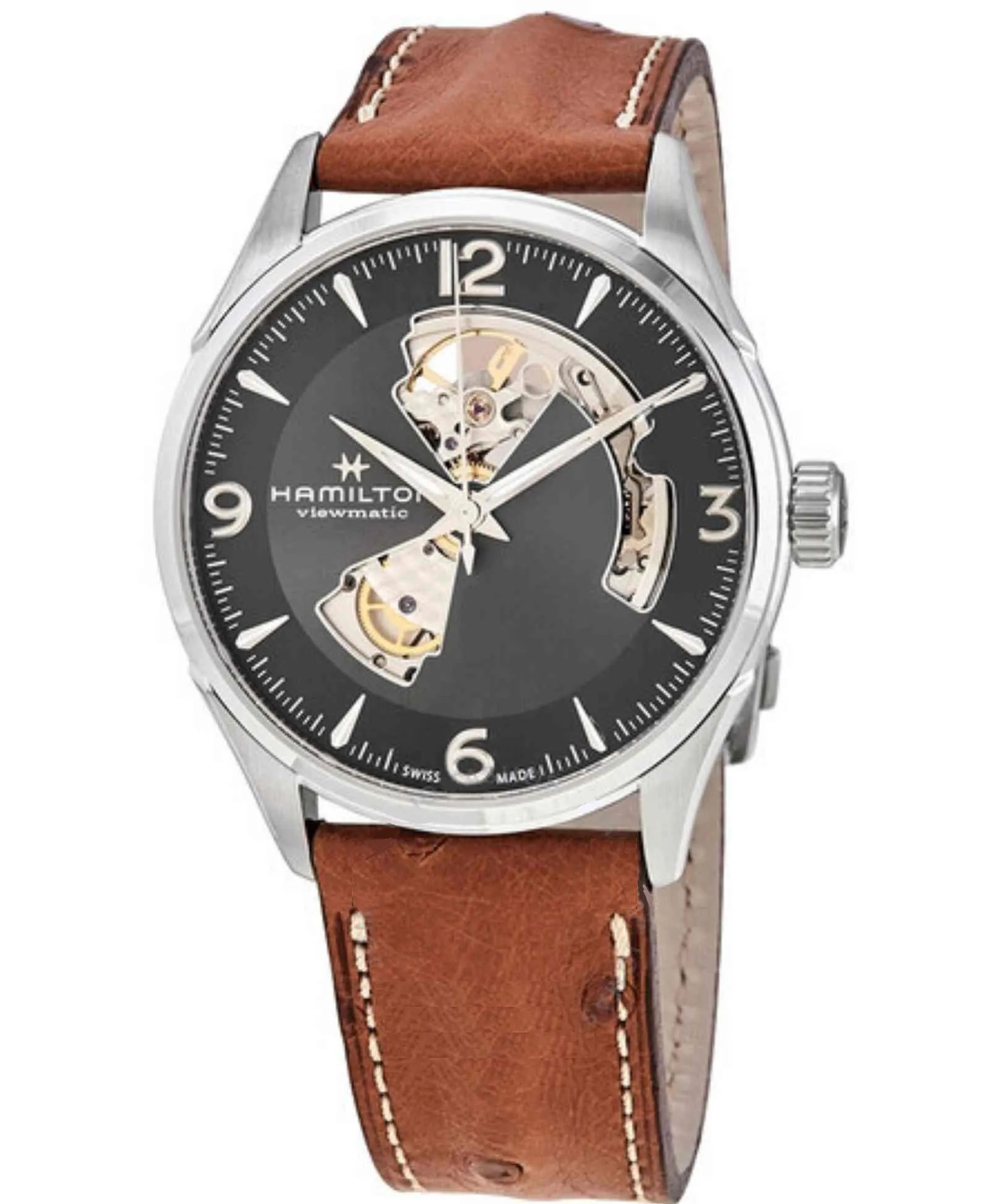 Relógio Hamilton Jazzmaster Open Heart Automatico H32705581