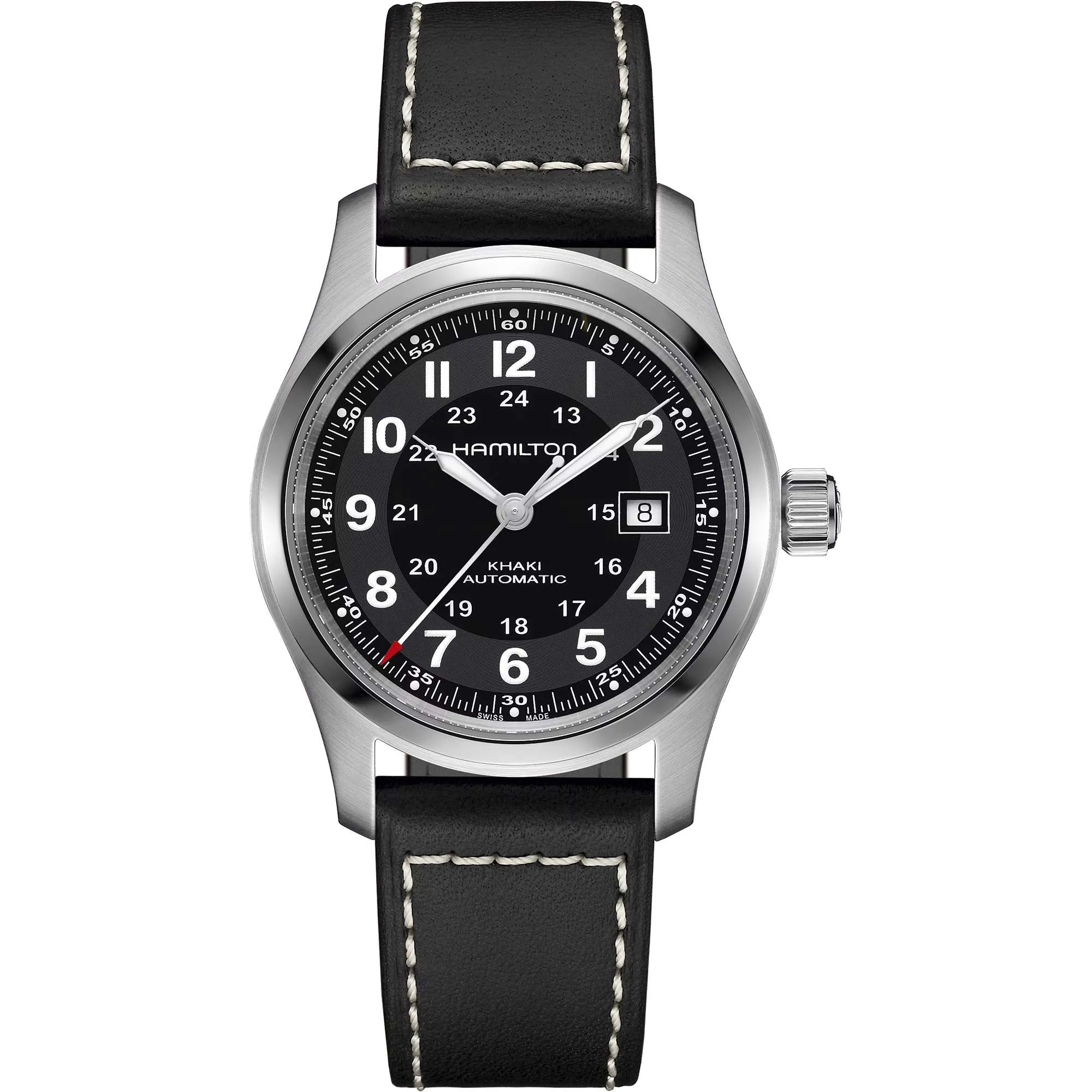 Relógio Hamilton Khaki Field Automático Preto H70605733