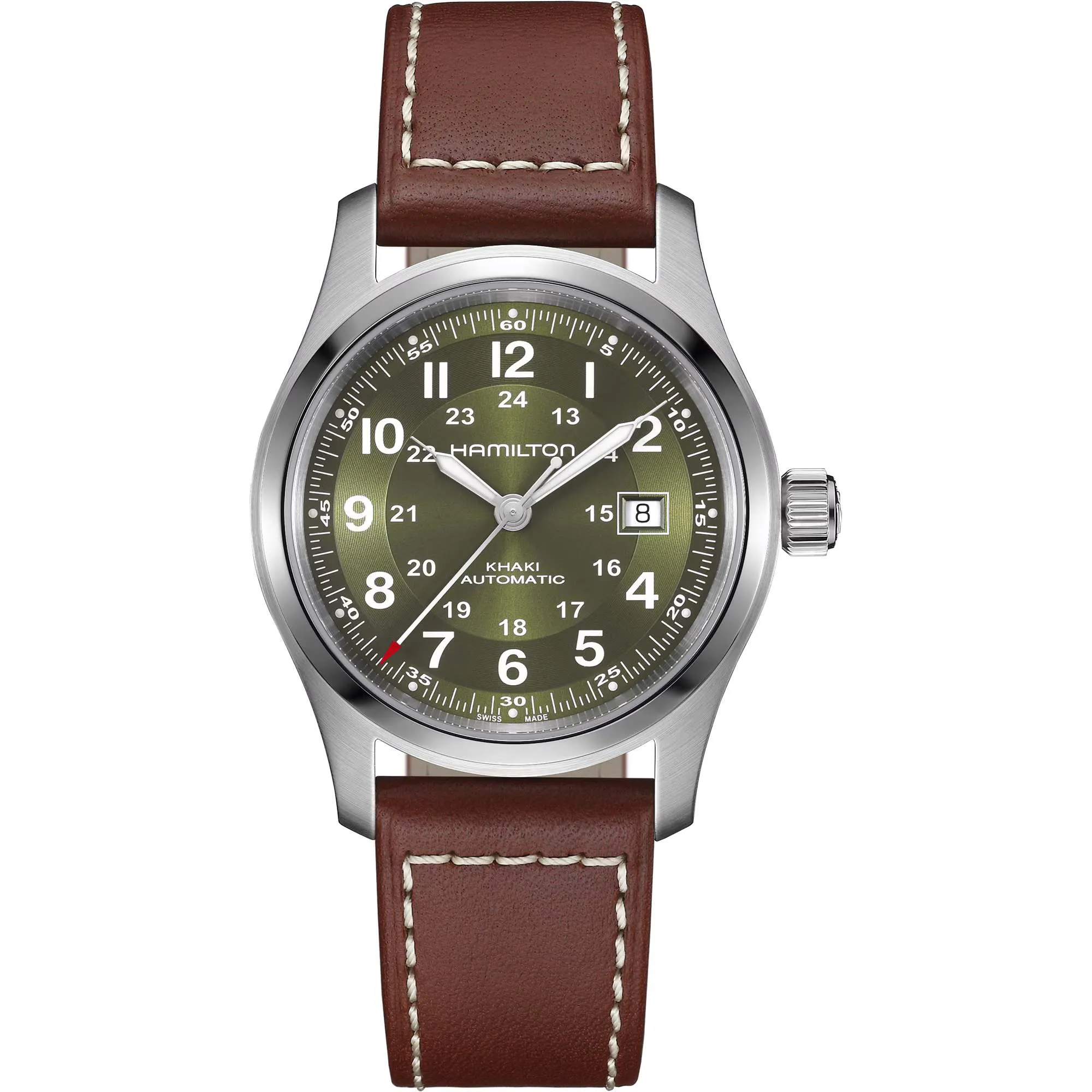 Relógio Hamilton Khaki Field Automático  Verde H70605560
