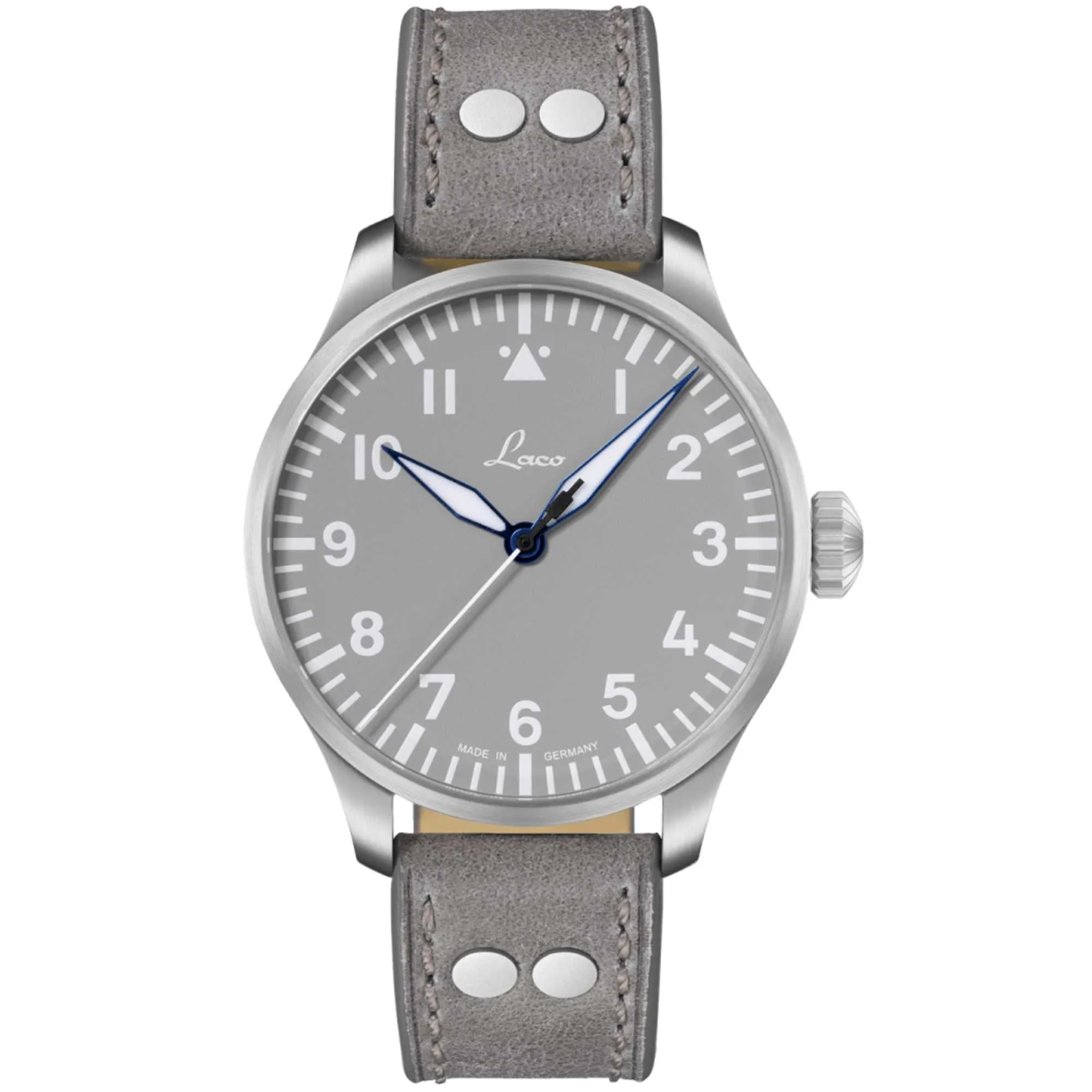 Relógio Laco Pilot Basic Augsburg Grau 42 Automático Cinza 862158