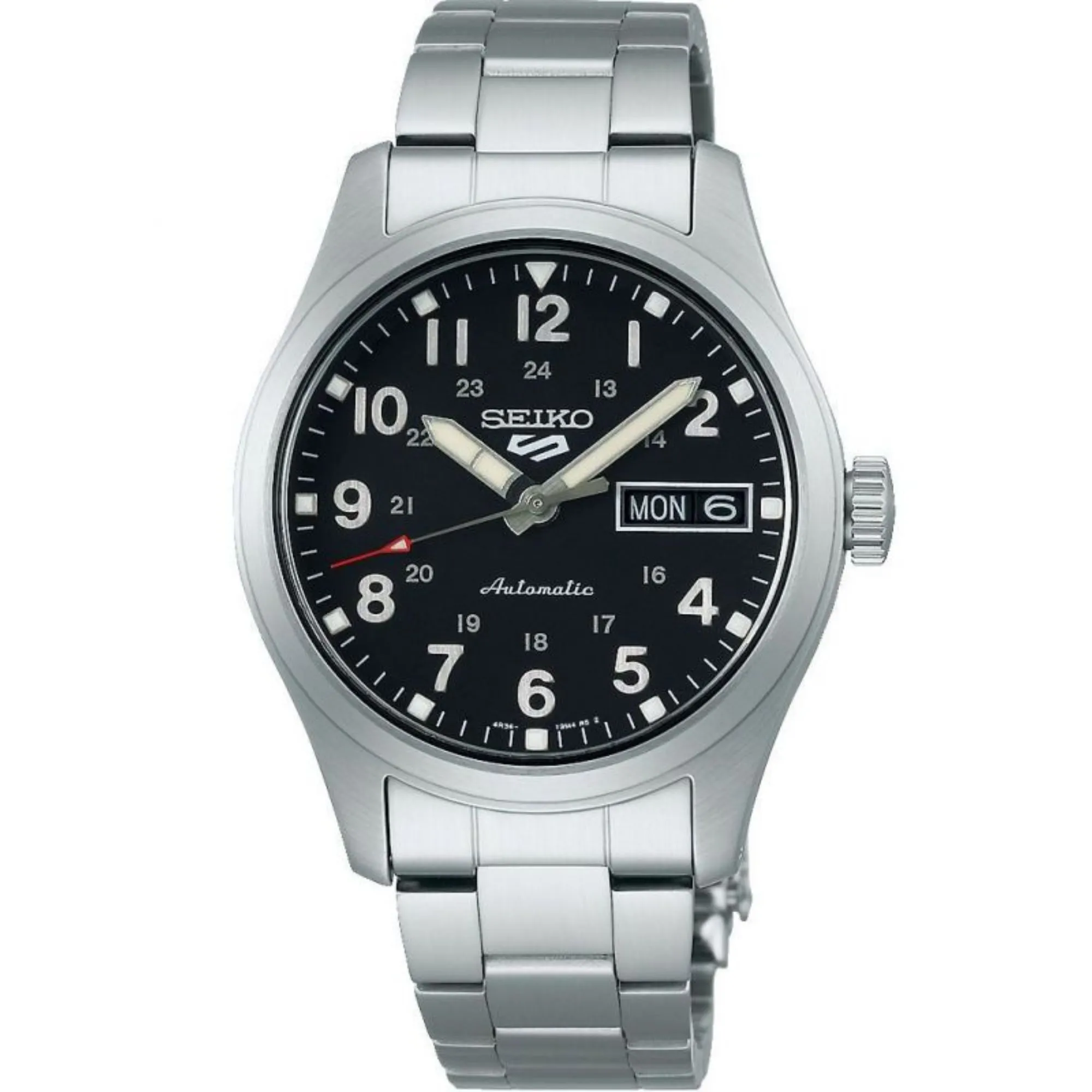 Relógio Seiko 5 Sports Midfield Automático Preto SRPJ81K1