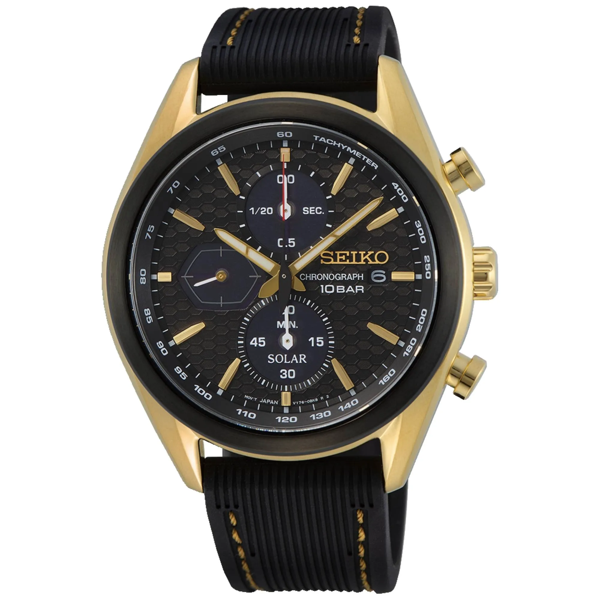 Relógio Seiko Eco-Drive Preto SSC804P1