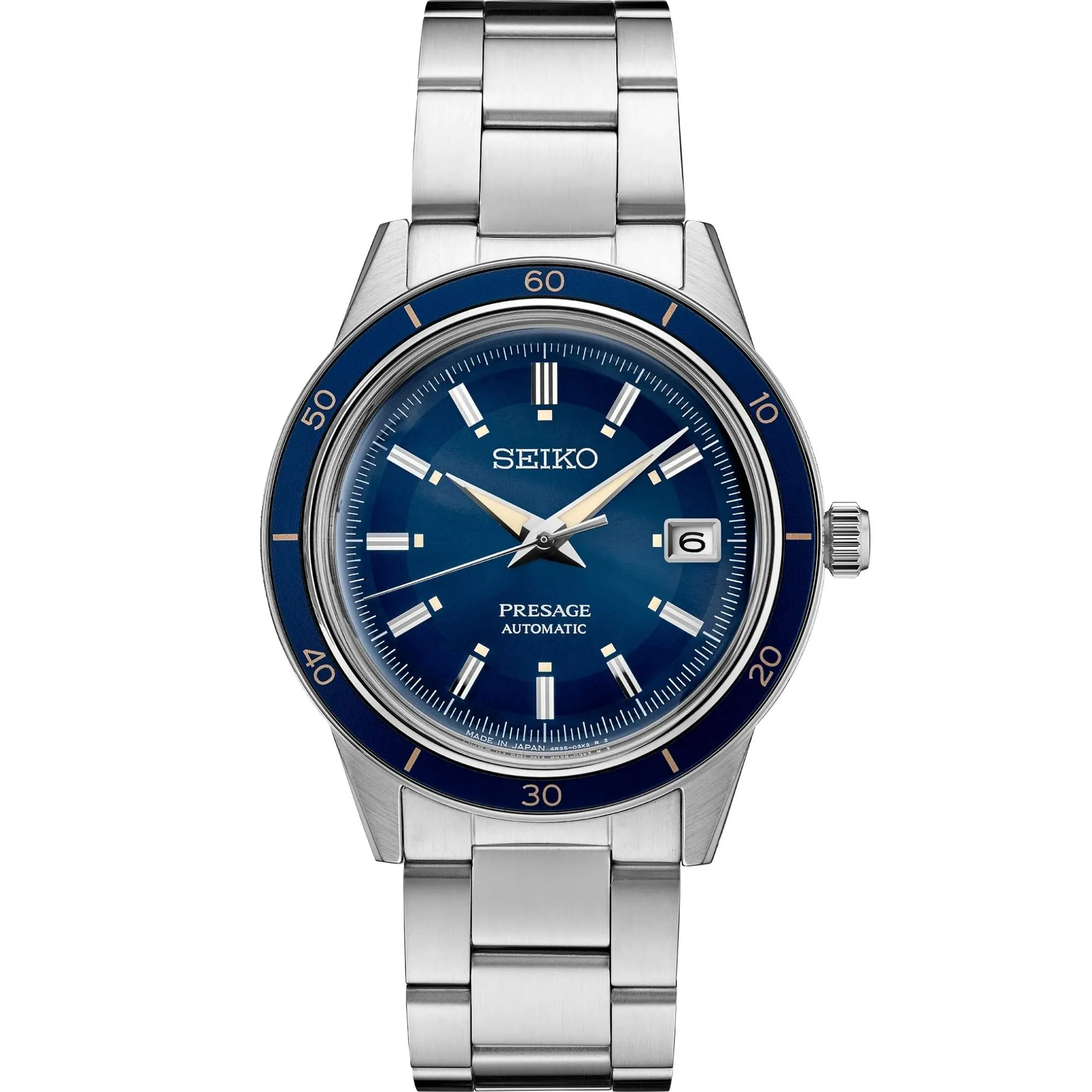 Relógio Seiko Presage Automático Azul SRPG05J1