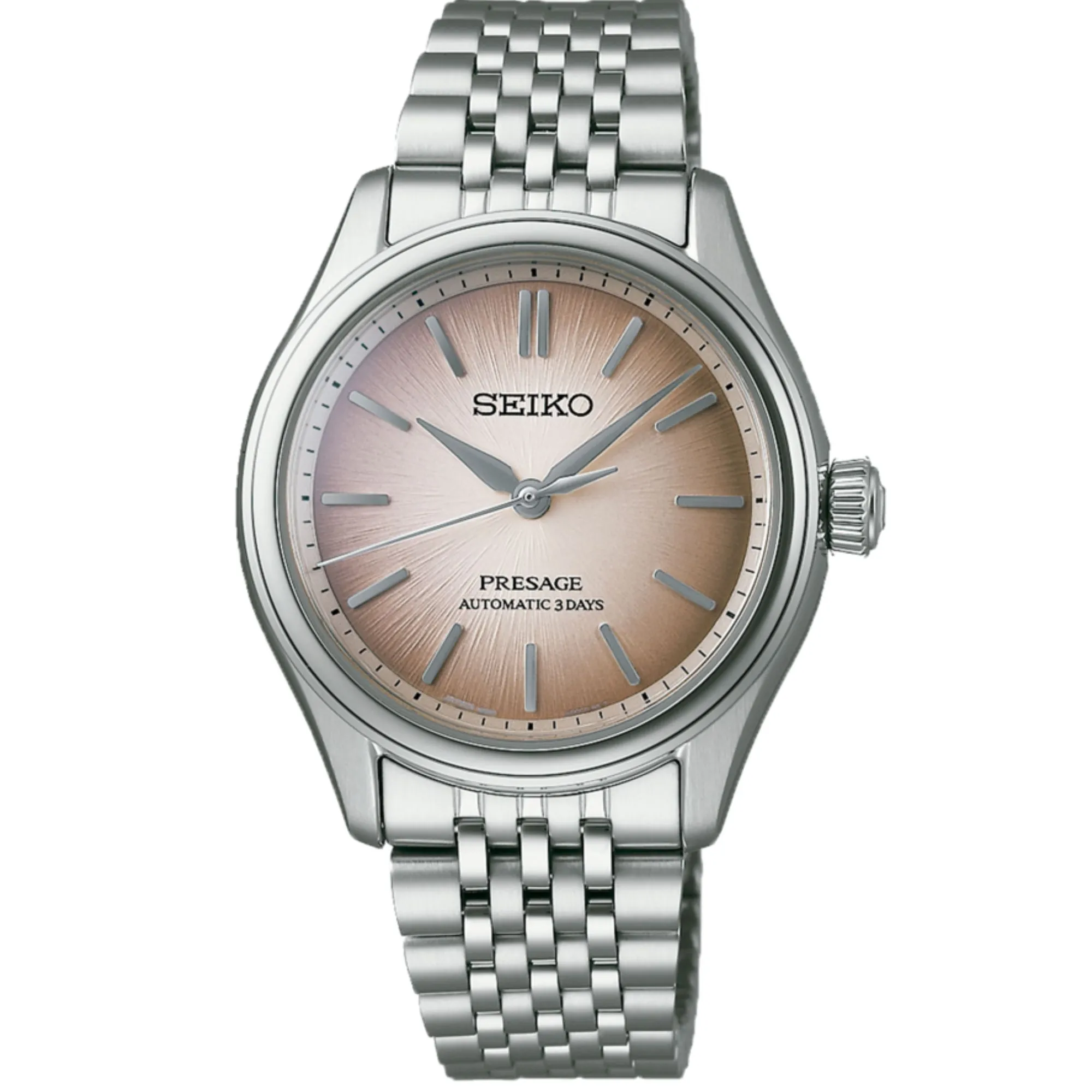 Relogio Seiko Presage Classic Automático Rosa SPB523J1