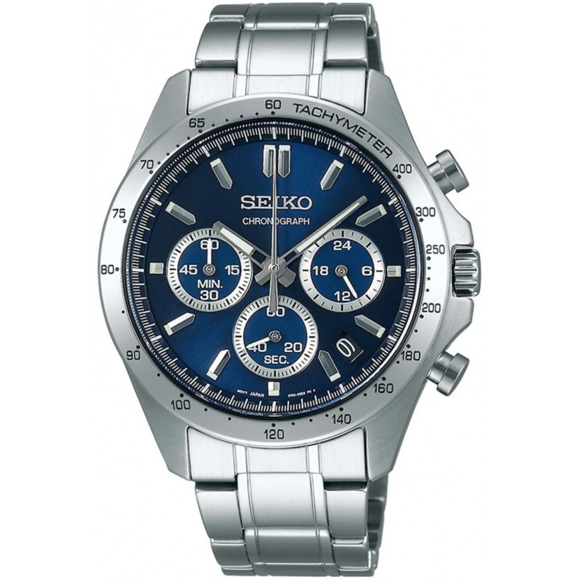 Relógio Seiko Spirit Chrono Azul SBTR011