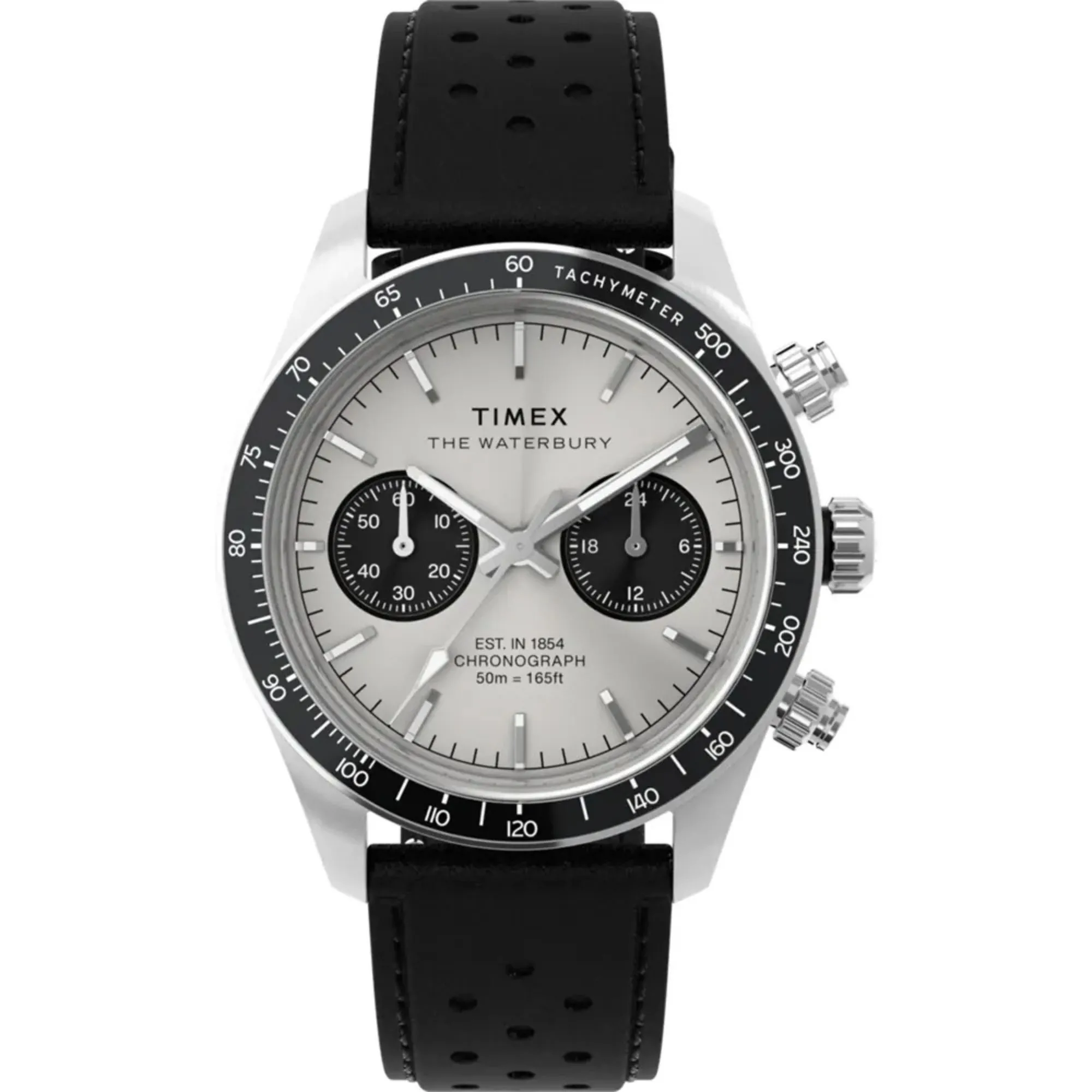 Relógio Timex Waterbury Heritage Chronograph Prata TW2Y19300