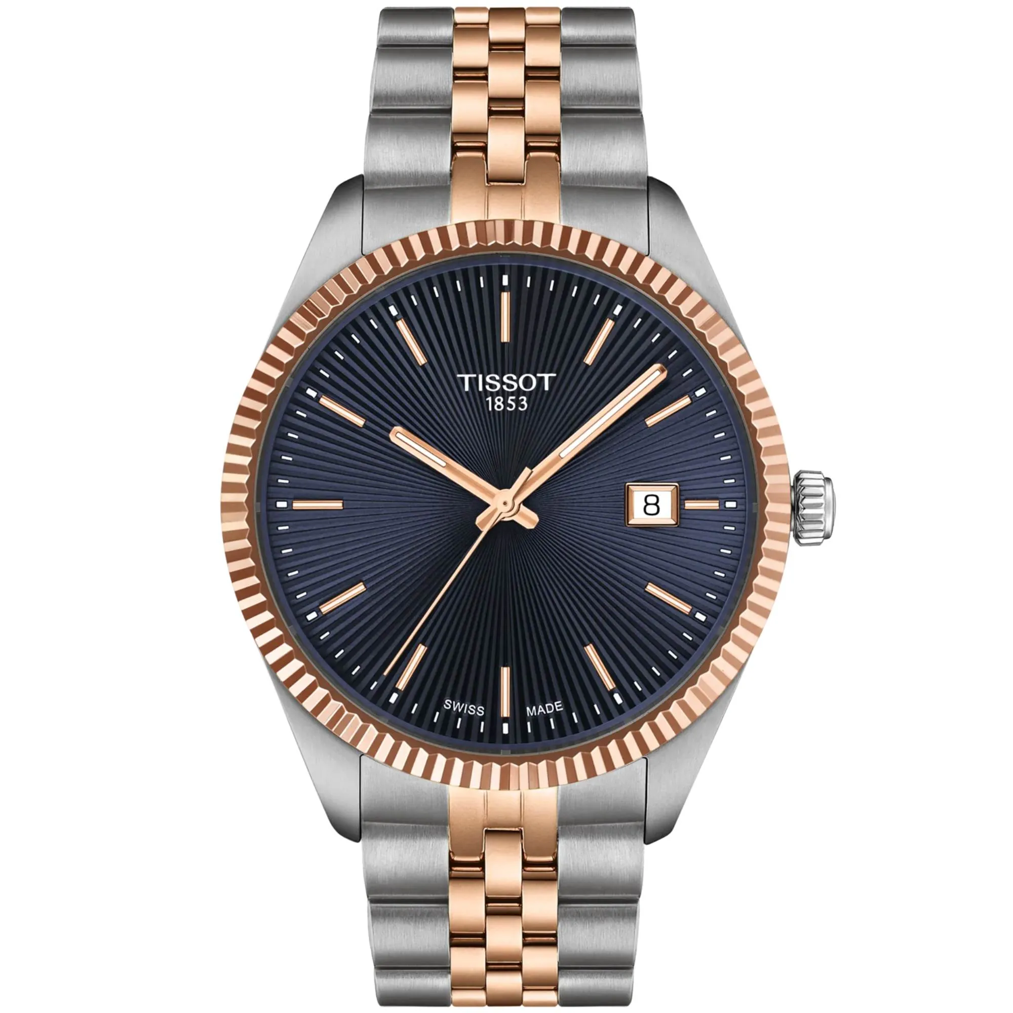 Relógio Tissot Ballade Azul Dois tons T156.410.22.041.00