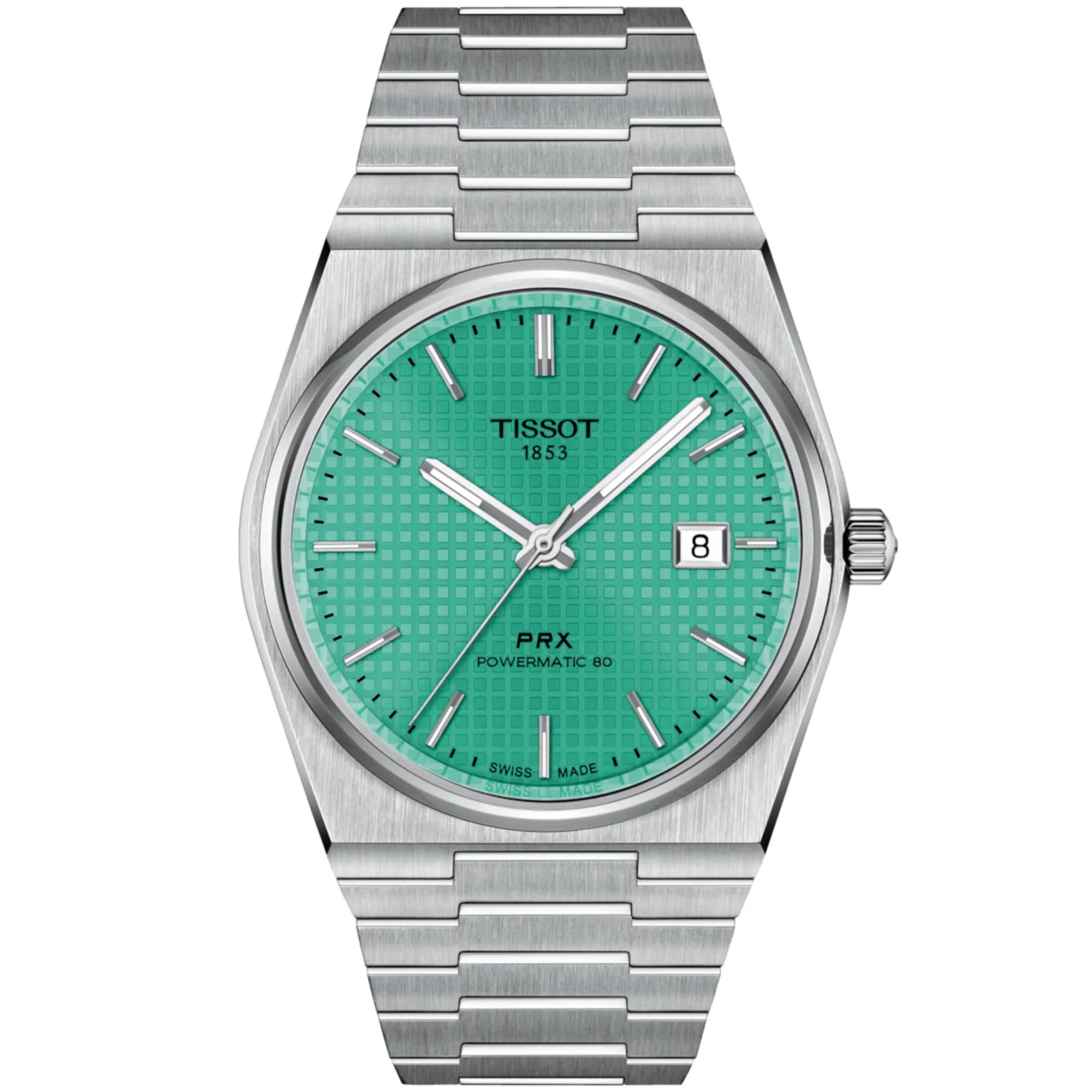 Relógio Tissot PRX Powermatic 80 Verde Claro T137.407.11.091.01