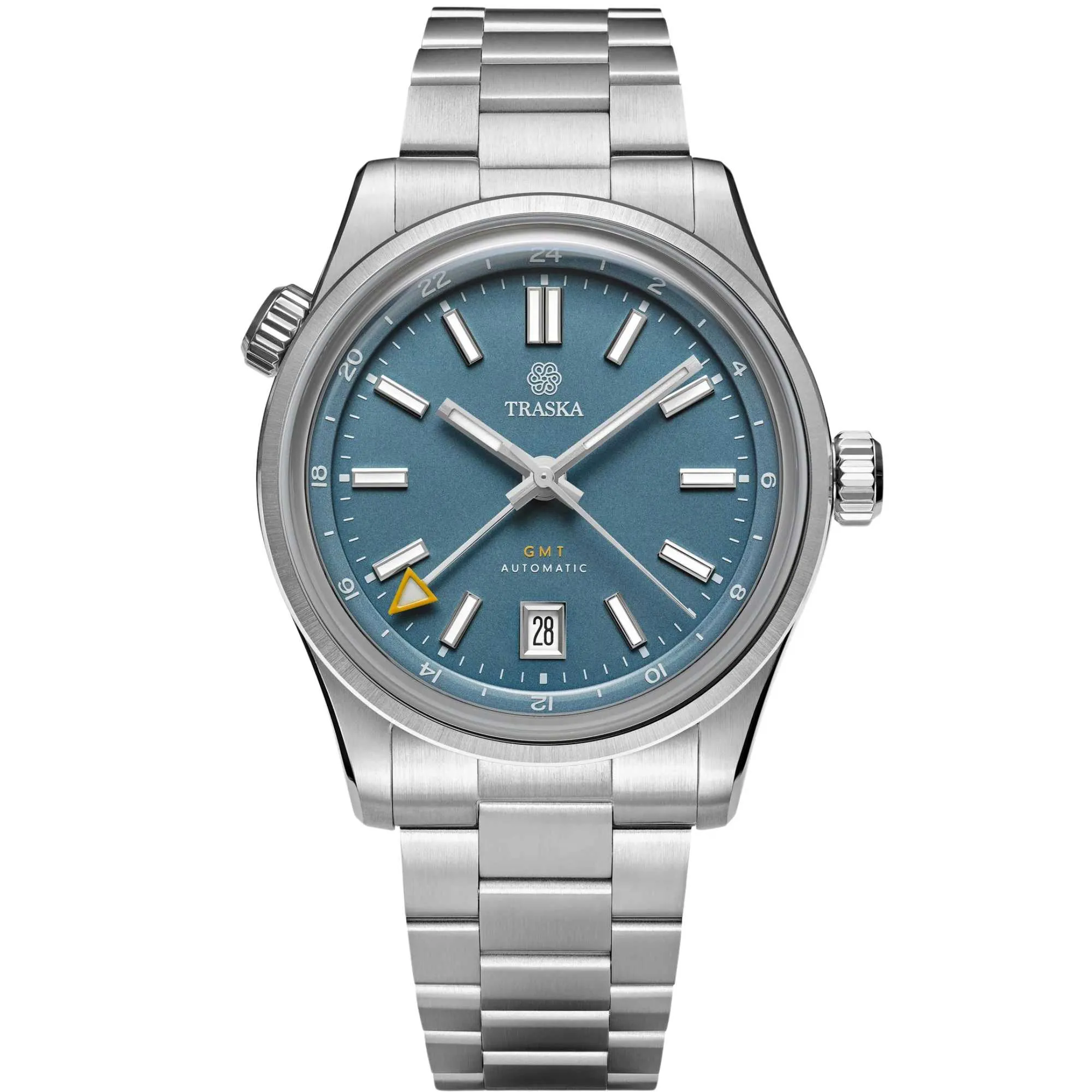 Relógio Traska Venturer Gmt Automático Azul 4215