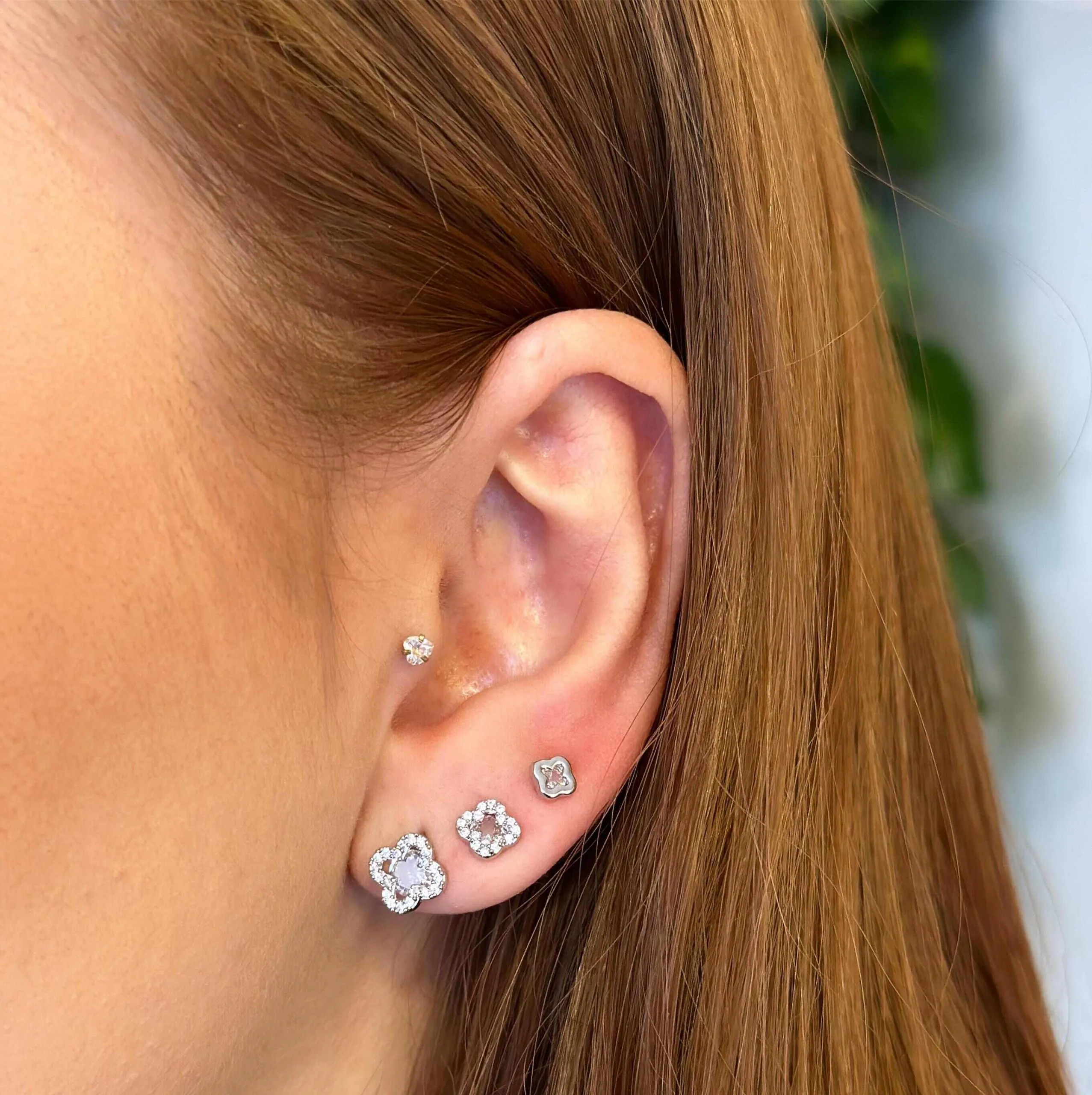 Trio Folheado a Prata Inspiração Virginia Zircônia