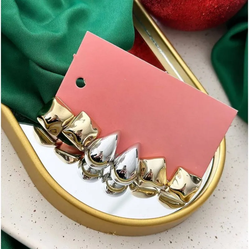 Trio Folheado Mix de Banho Gota e Quadrado Orgânico